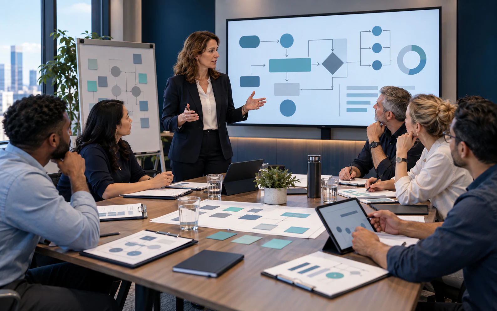 Professional management system training workshop with an expert facilitator